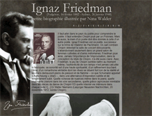 Tablet Screenshot of ignazfriedman.com